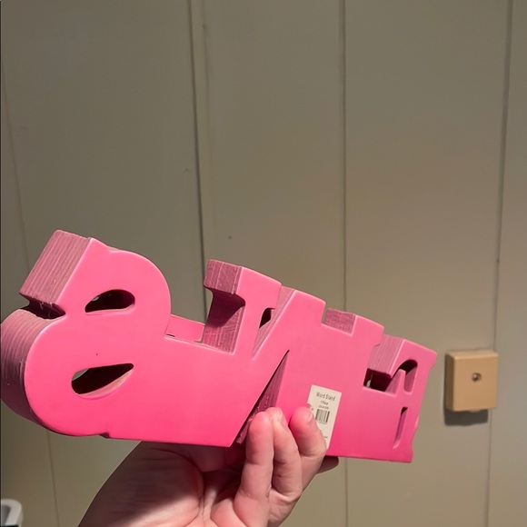 Pink and Black FRIENDS Decorative Sign - Picture 7 of 11